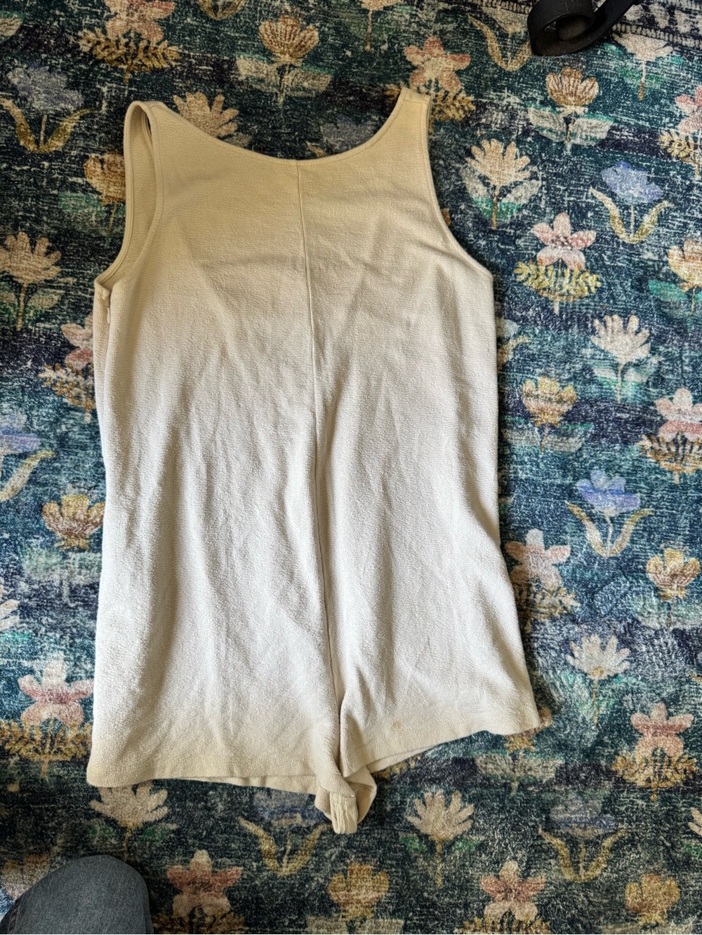 Bae. Australia Sleeveless Cream Knit Romper
